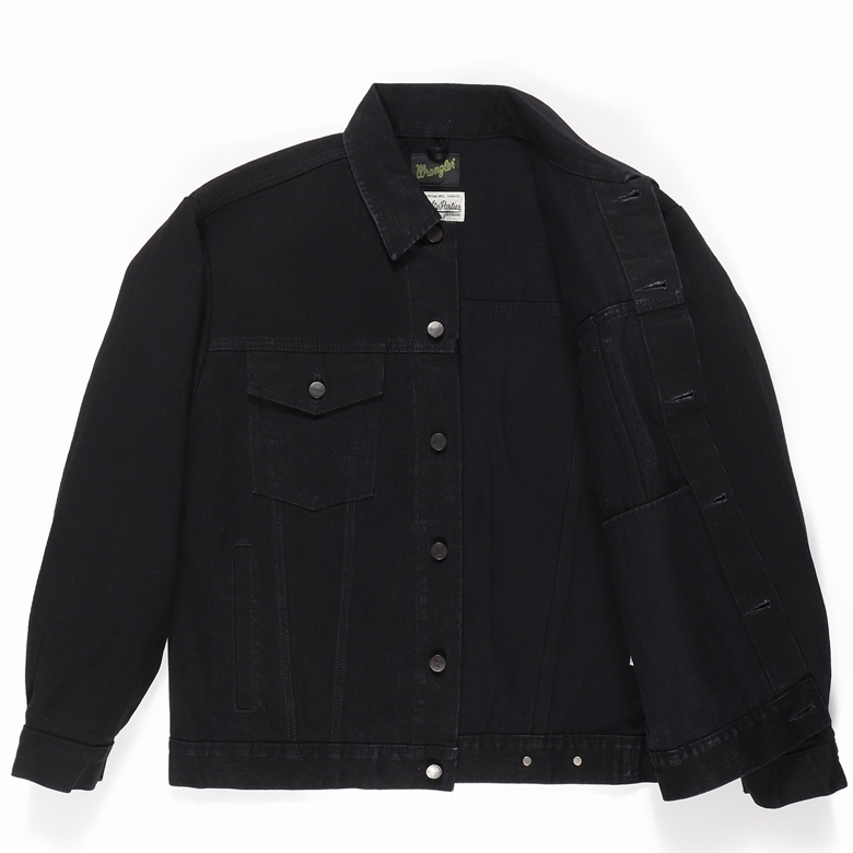 画像: WACKO MARIA/WRANGLER / DENIM TRUCKER JACKET（BLACK）［デニムトラッカーJKT-24春夏］