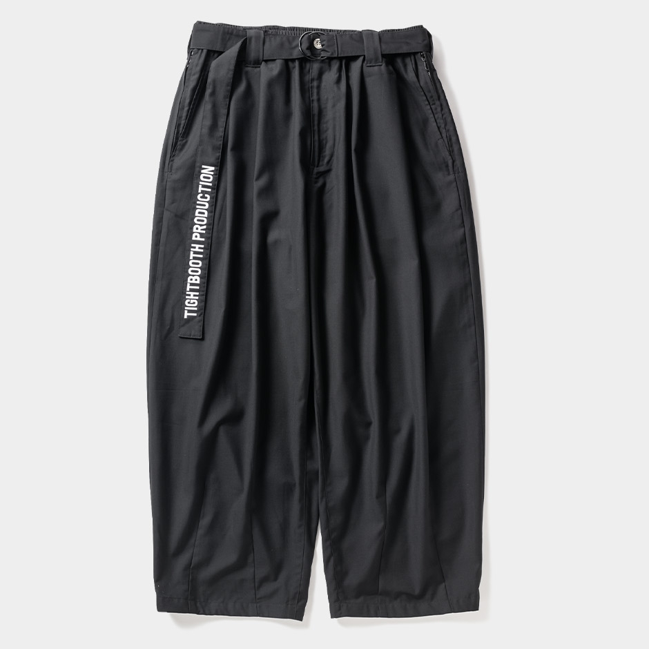 TIGHTBOOTH/BAGGY SLACKS（Black）［バギースラックス-24春夏］ - JONAS