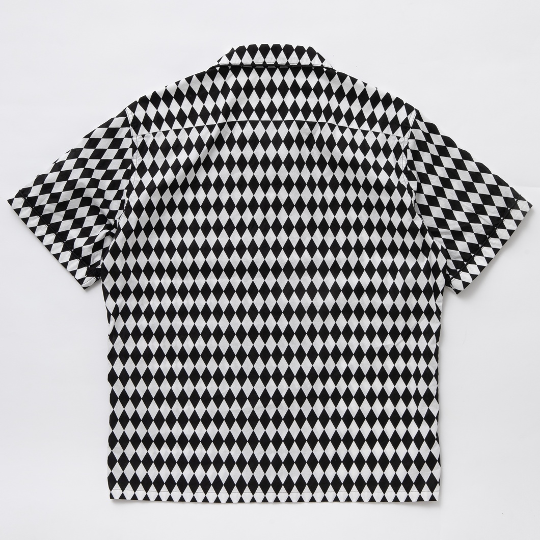 画像: RATS/CHECKERD FLAG S/S SHIRT（BLACK）［チェッカーフラッグシャツ-24春夏］