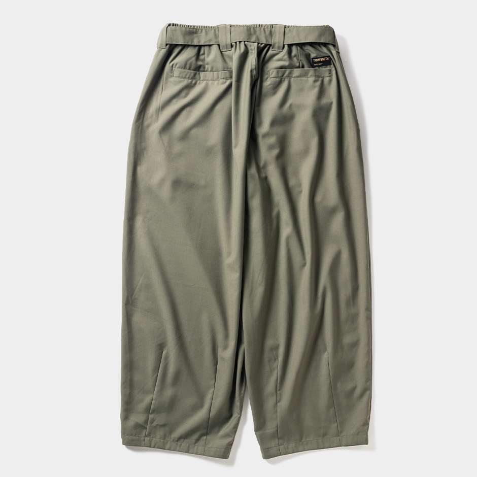 画像: TIGHTBOOTH/BAGGY SLACKS（Olive）［バギースラックス-24春夏］