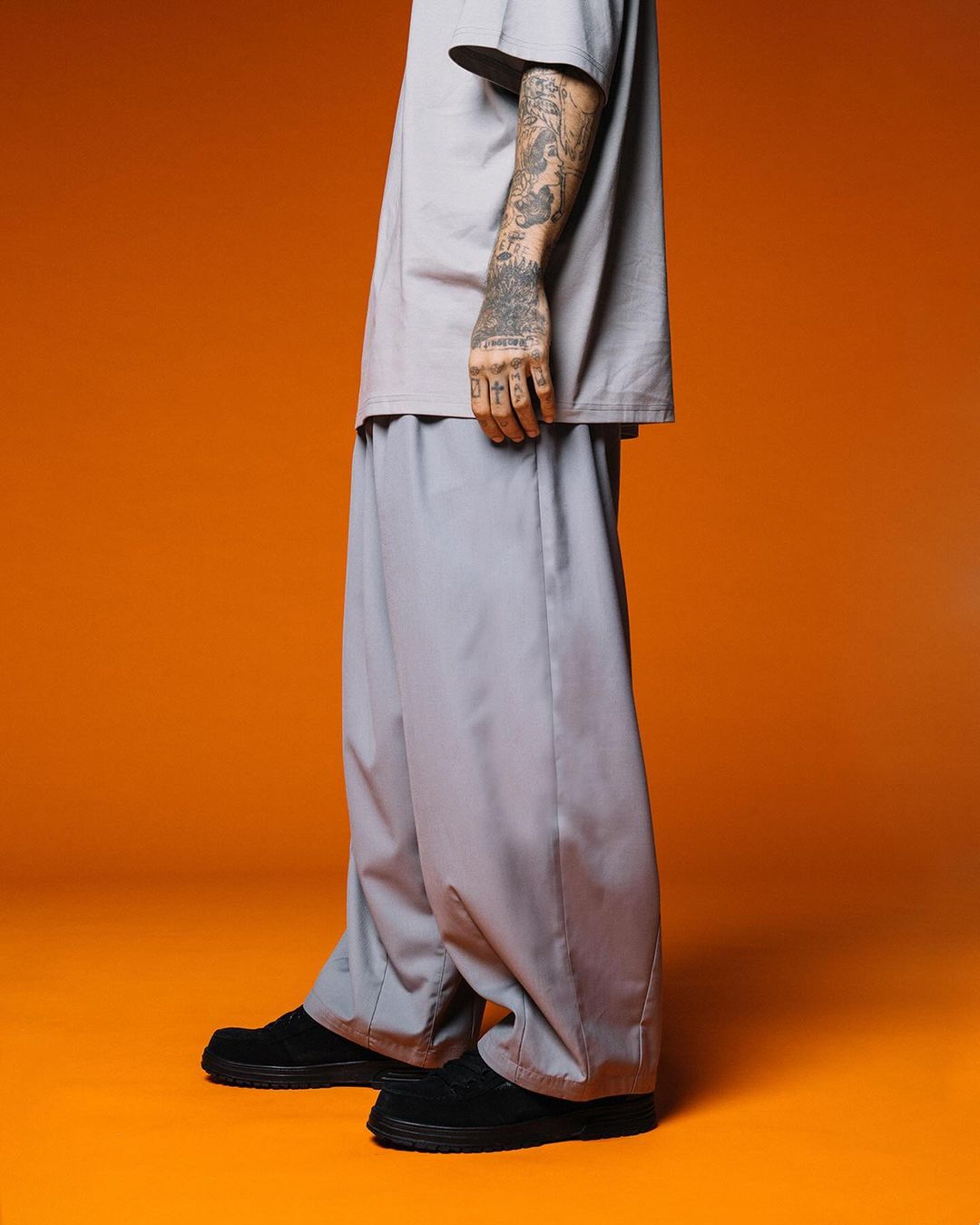 画像: TIGHTBOOTH/BAGGY SLACKS（Gray）［バギースラックス-24春夏］