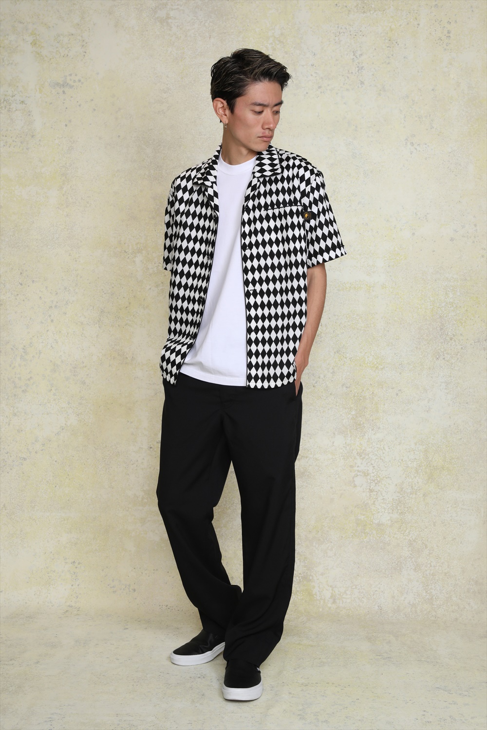 画像: RATS/CHECKERD FLAG S/S SHIRT（BLACK）［チェッカーフラッグシャツ-24春夏］