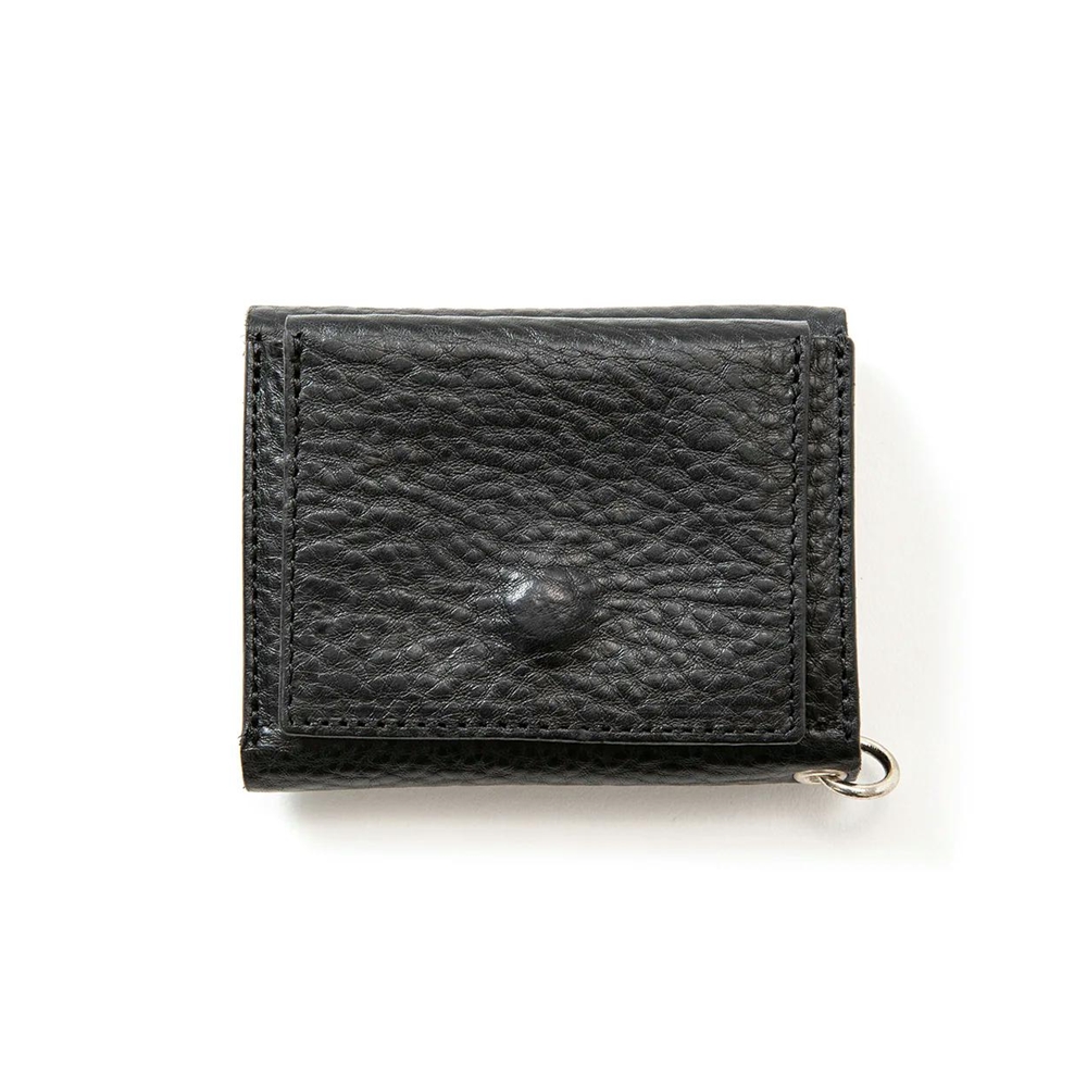 画像: CALEE/STUDS LEATHER MULTI WALLET（BLACK）［スタッズレザーマルチウォレット-24春夏］