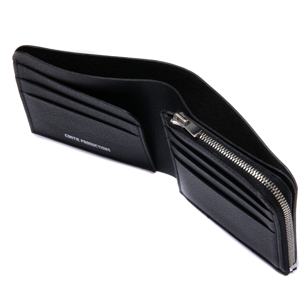 画像: COOTIE PRODUCTIONS/Leather Bifold Purse（Black）［レザーウォレット-24春夏］