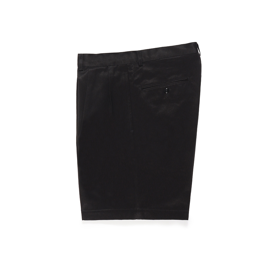 画像: WACKO MARIA/DOUBLE PLEATED CHINO SHORT TROUSERS（BLACK）［ツータックチノショーツ-24春夏］