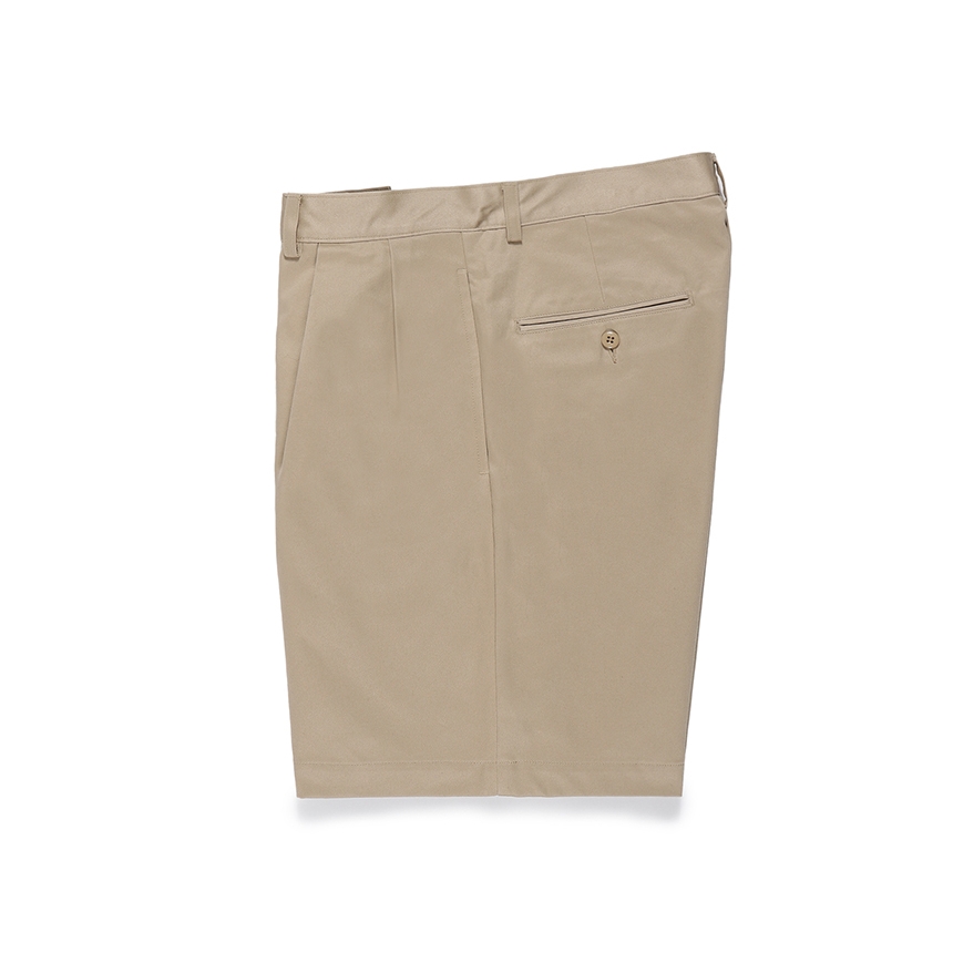 画像: WACKO MARIA/DOUBLE PLEATED CHINO SHORT TROUSERS（BEIGE）［ツータックチノショーツ-24春夏］