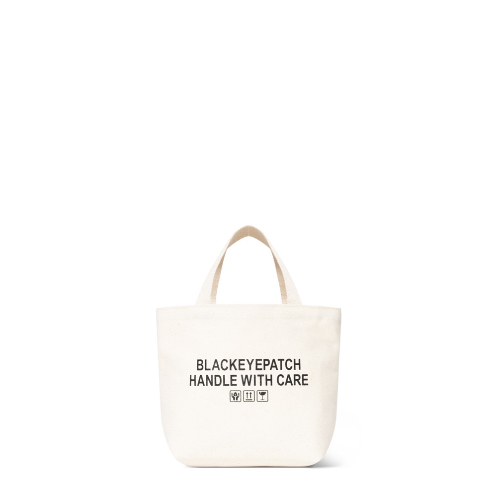 画像: BlackEyePatch/HWC LABEL TOTE BAG SMALL（OFF WHITE）