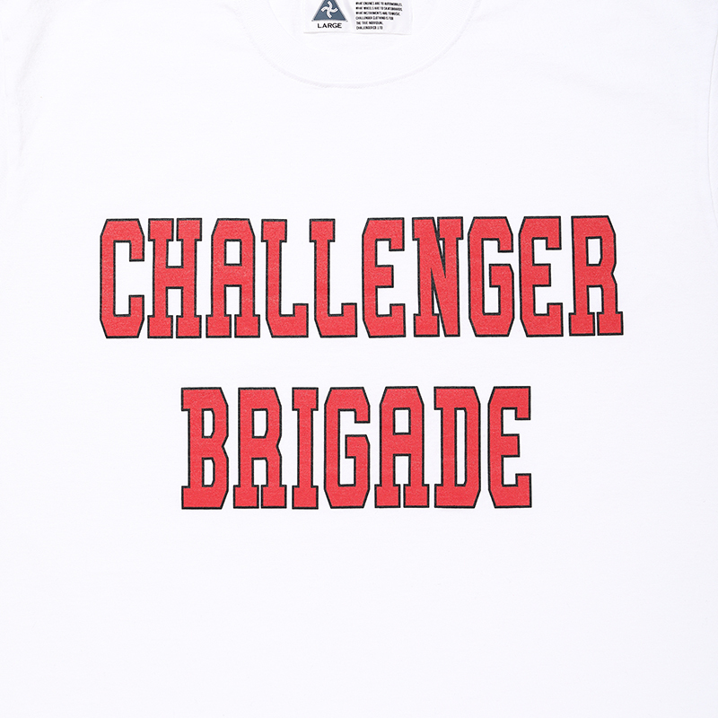 画像: CHALLENGER/COLLEGE LOGO TEE（WHITE）［プリントT-24秋冬］