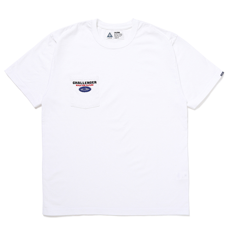 画像: CHALLENGER/SAILOR LOGO POCKET TEE（WHITE）［刺繍ポケT-24秋冬］