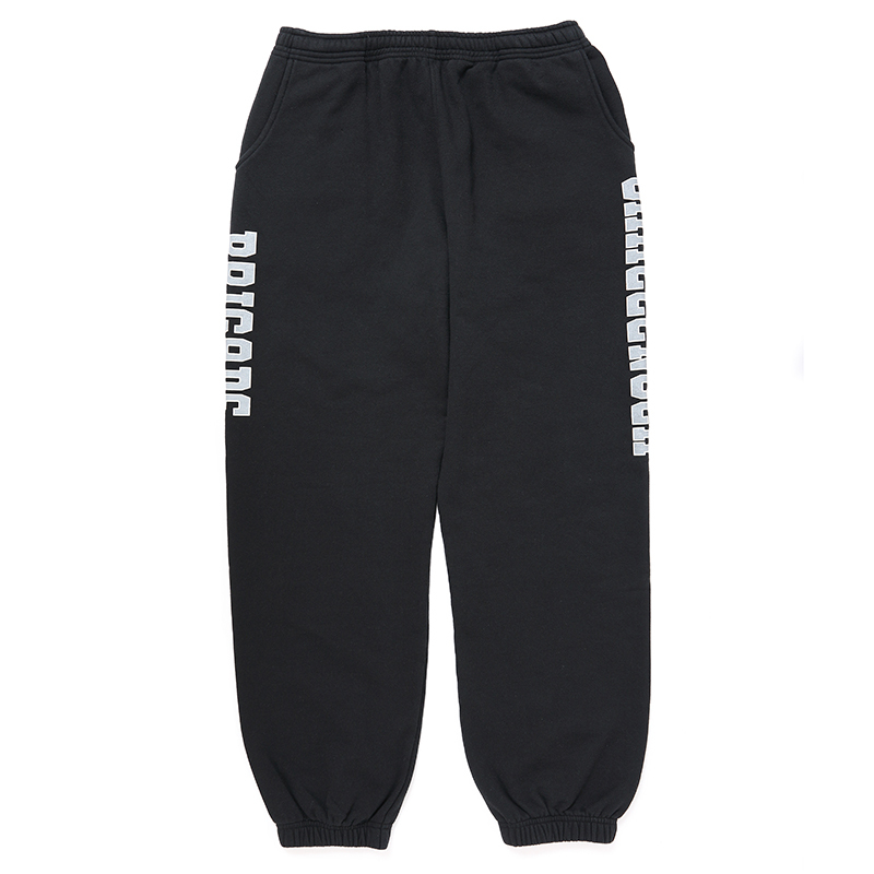 画像: CHALLENGER/COLLEGE SWEAT PANTS（BLACK）［カレッジスウェットパンツ-24秋冬］