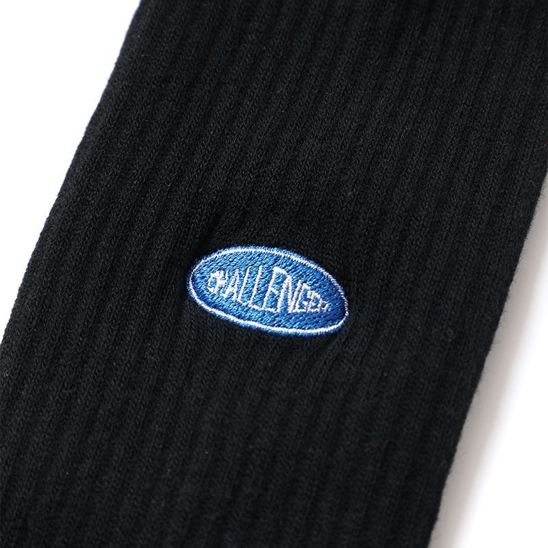 画像: CHALLENGER/LINE SOCKS（BLACK）［ラインソックス-24秋冬］