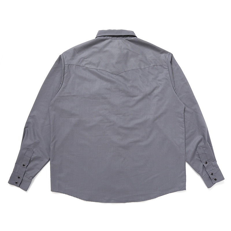 画像: CHALLENGER/OVAL EAGLE PRINTED SHIRT（CHARCOAL GRAY）［オーバルイーグルシャツ-24秋冬］