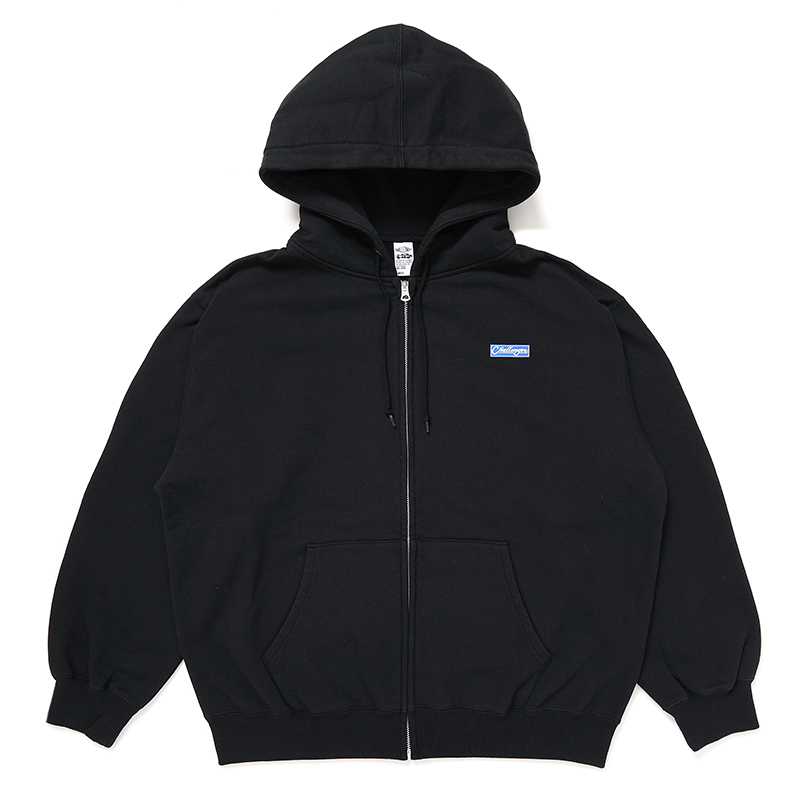 画像: CHALLENGER/BAR LOGO ZIP HOODIE（BLACK）［ジップフーディー-24秋冬］