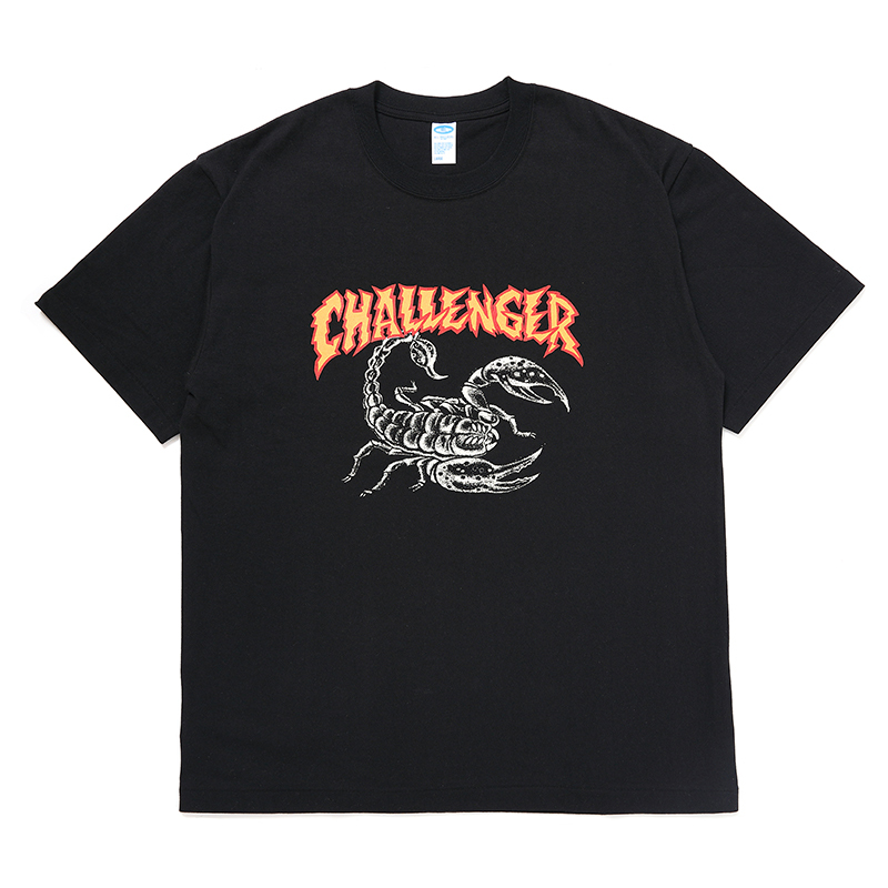 画像: CHALLENGER/SCORPION TEE（BLACK）［プリントT-24秋冬］