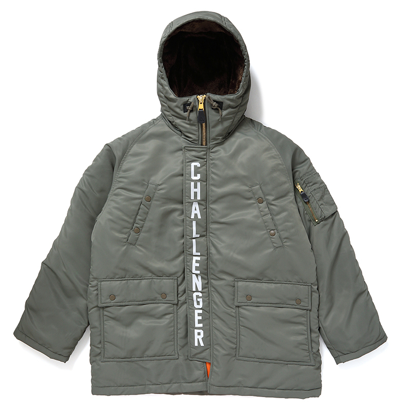 画像: CHALLENGER/CLASSIC FLIGHT JACKET（OLIVE）［クラシックフライトJKT-24秋冬］