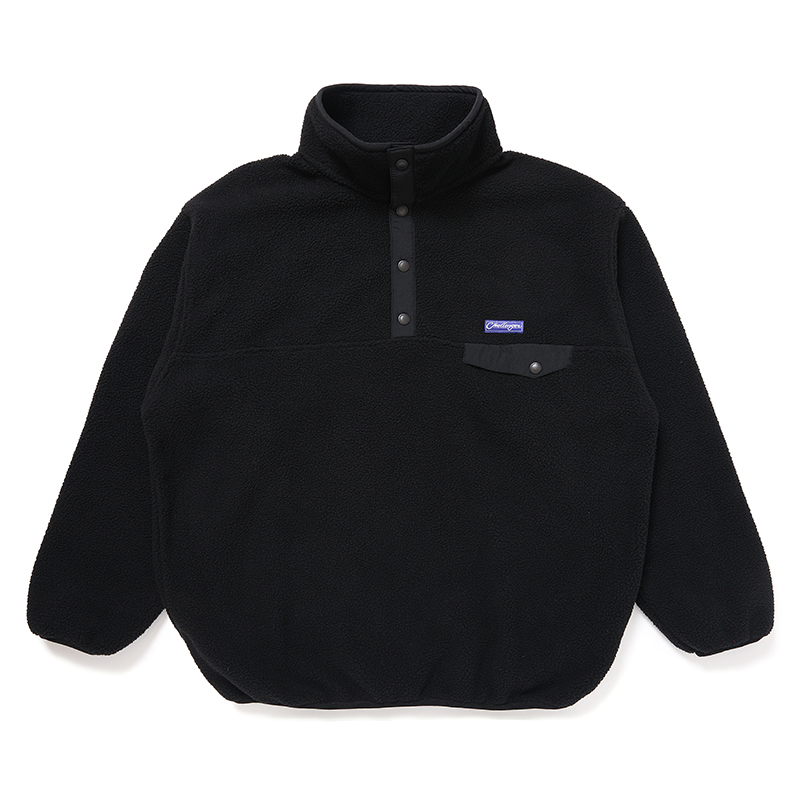 画像: CHALLENGER/PULLOVER LOGO FLEECE（BLACK）［プルオーバーロゴフリース-24秋冬］