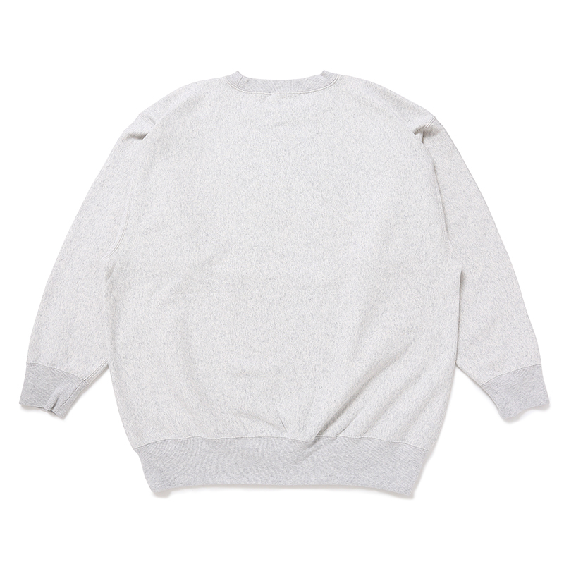 画像: CHALLENGER/WOLF COLLEGE C/N SWEAT（GRAY）［クルーネックスウェット-24秋冬］