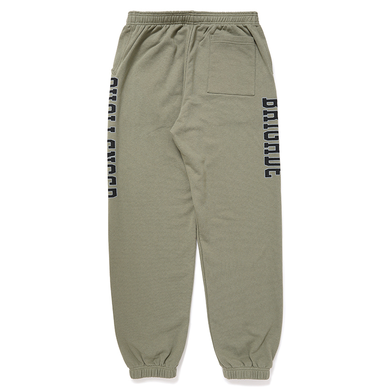 画像: CHALLENGER/COLLEGE SWEAT PANTS（KHAKI）［カレッジスウェットパンツ-24秋冬］