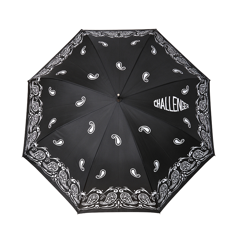 画像: CHALLENGER/BANDANA UMBRELLA（BLACK）［バンダナアンブレラ-24秋冬］