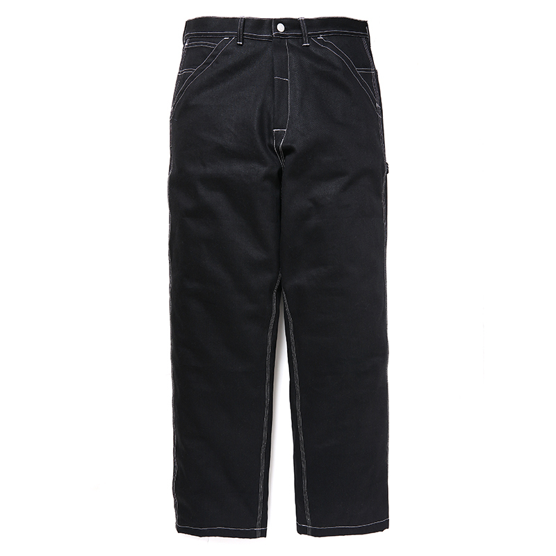 画像: CHALLENGER/SUPERIOR PAINTER WARM PANTS（BLACK）［ペインターウォームパンツ-24秋冬］