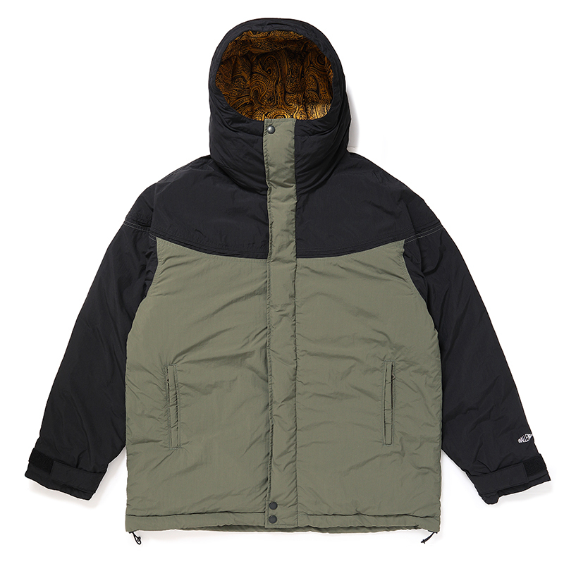 画像: CHALLENGER/DERBY DOWN JACKET（OLIVE/BLACK）［ダービーダウンJKT-24秋冬］