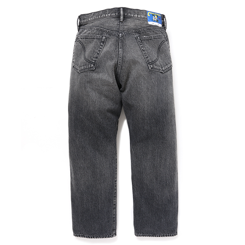 画像: CHALLENGER/CLASSIC WASHED DENIM PANTS（WASHED BLACK）［クラシックウォッシュドデニムパンツ-24秋冬］