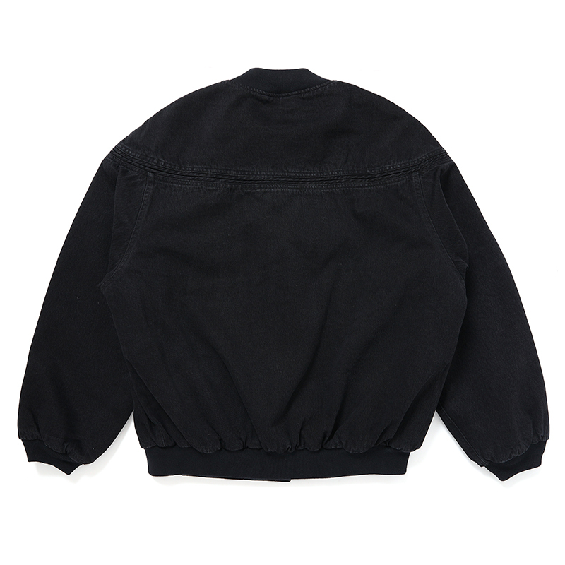 画像: CHALLENGER/WASHED DERBY JACKET（WASHED BLACK）［ウォッシュドダービーJKT-24秋冬］