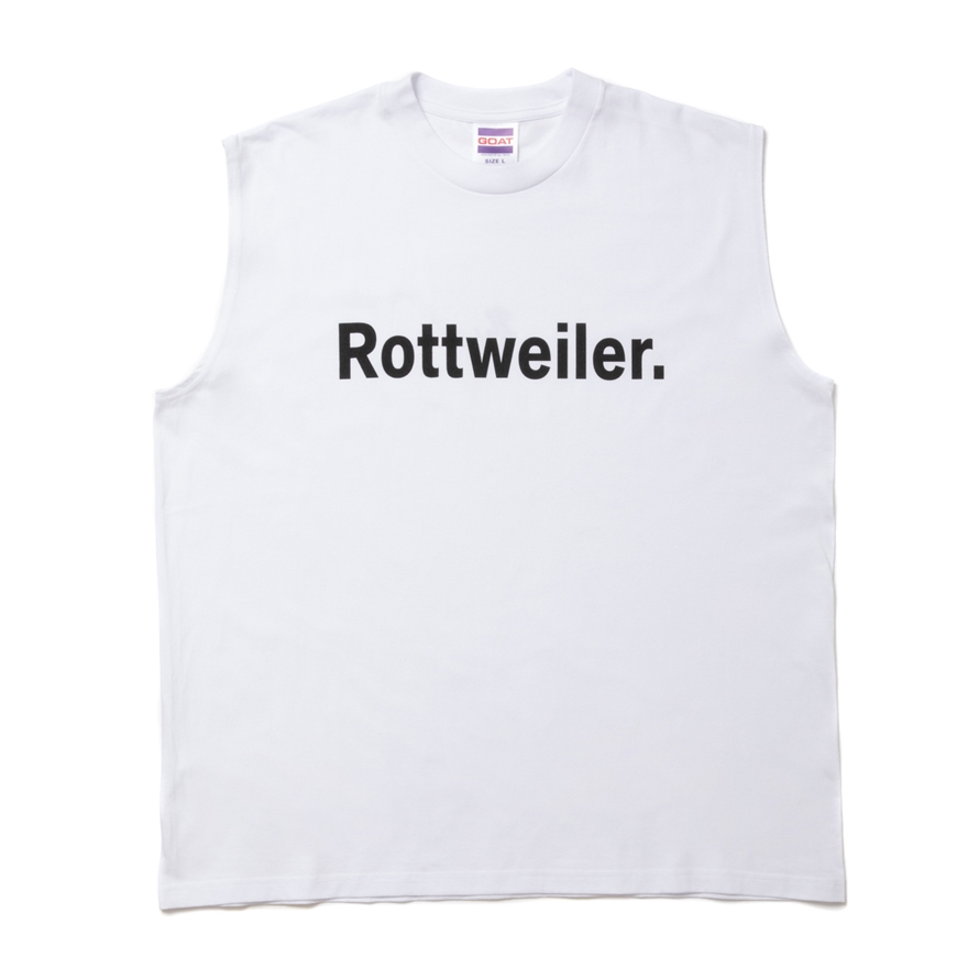 画像: ROTTWEILER/CLASSIC NO SLEEVE TEE（WHITE）［ノースリーブT-24春夏］