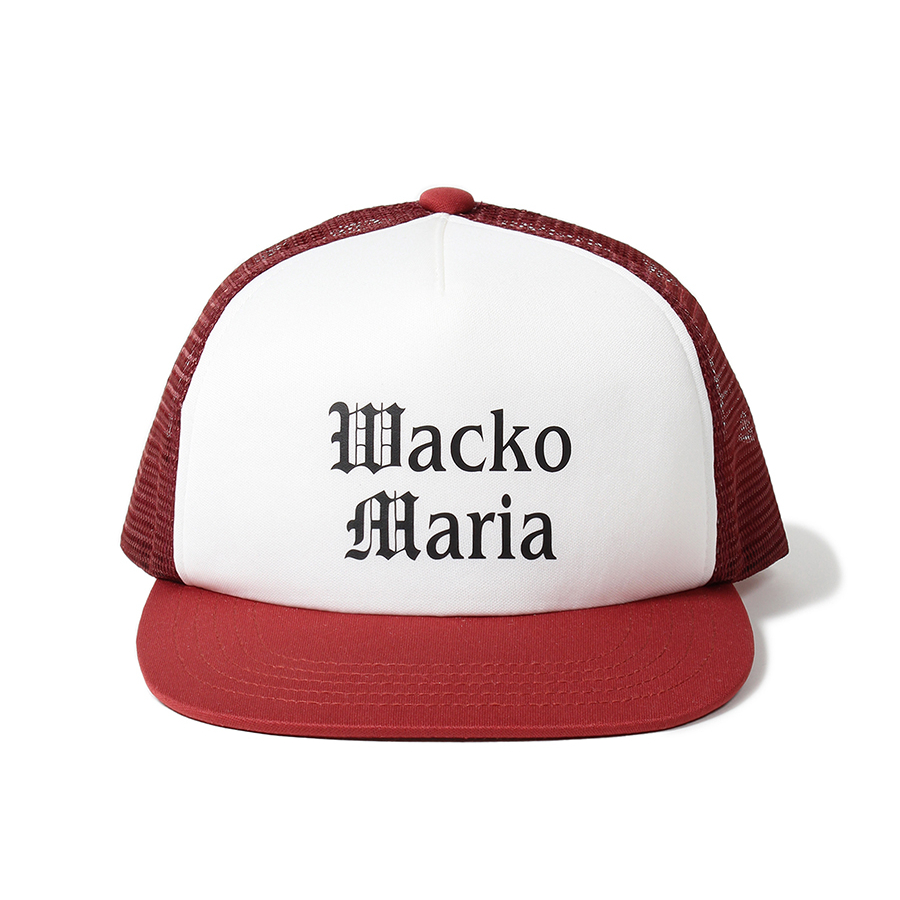 画像: WACKO MARIA/MESH CAP（BURGUNDY/WHITE）［メッシュキャップ-24春夏］