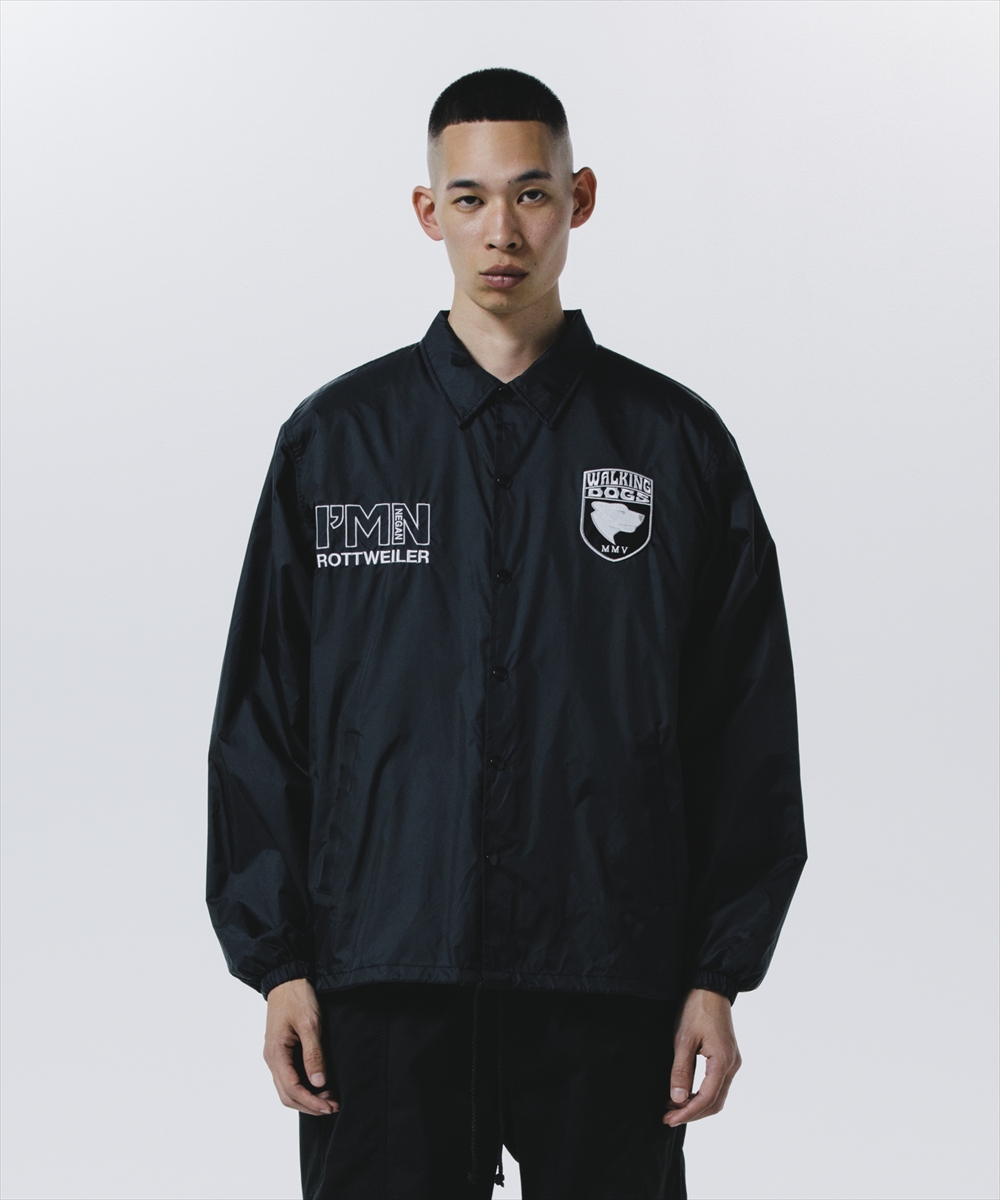 画像: ROTTWEILER/WALKING DOG COACH JACKET（BLACK）［ボアコーチJKT-24秋冬］