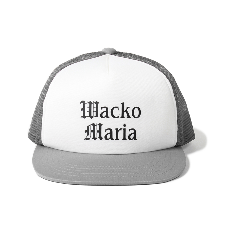 画像: WACKO MARIA/MESH CAP（GRAY/WHITE）［メッシュキャップ-24春夏］