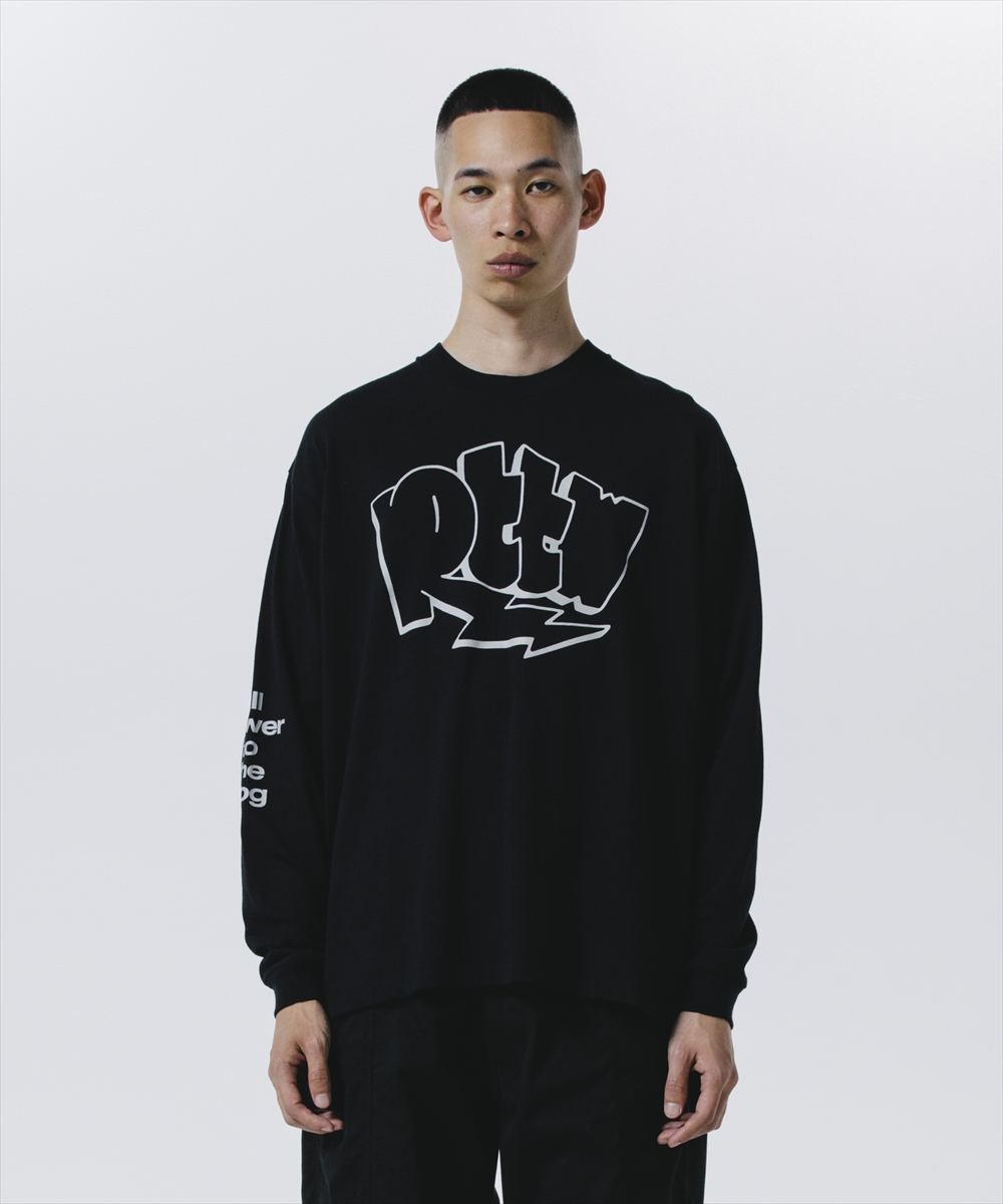 画像: ROTTWEILER/GRAFFITI LS TEE（BLACK）［プリント長袖T-24秋冬］