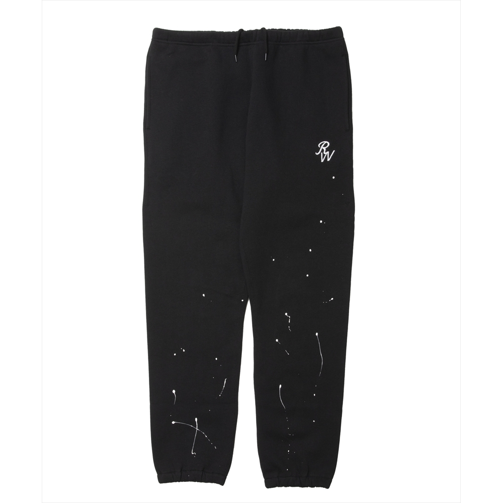 画像: ROTTWEILER/RW PAINTED SWEAT PANTS（BLACK）［ペイント加工スウェットパンツ-24秋冬］