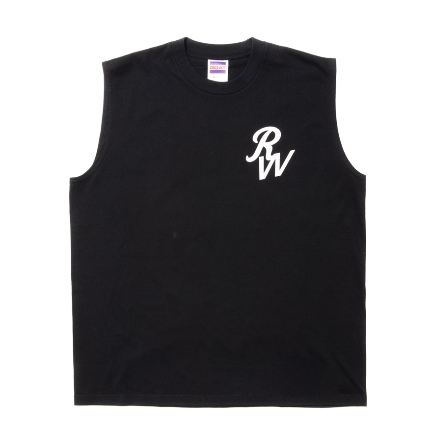 画像: ROTTWEILER/R.W NO SLEEVE TEE（BLACK） 【30%OFF】［ノースリーブT-24春夏］