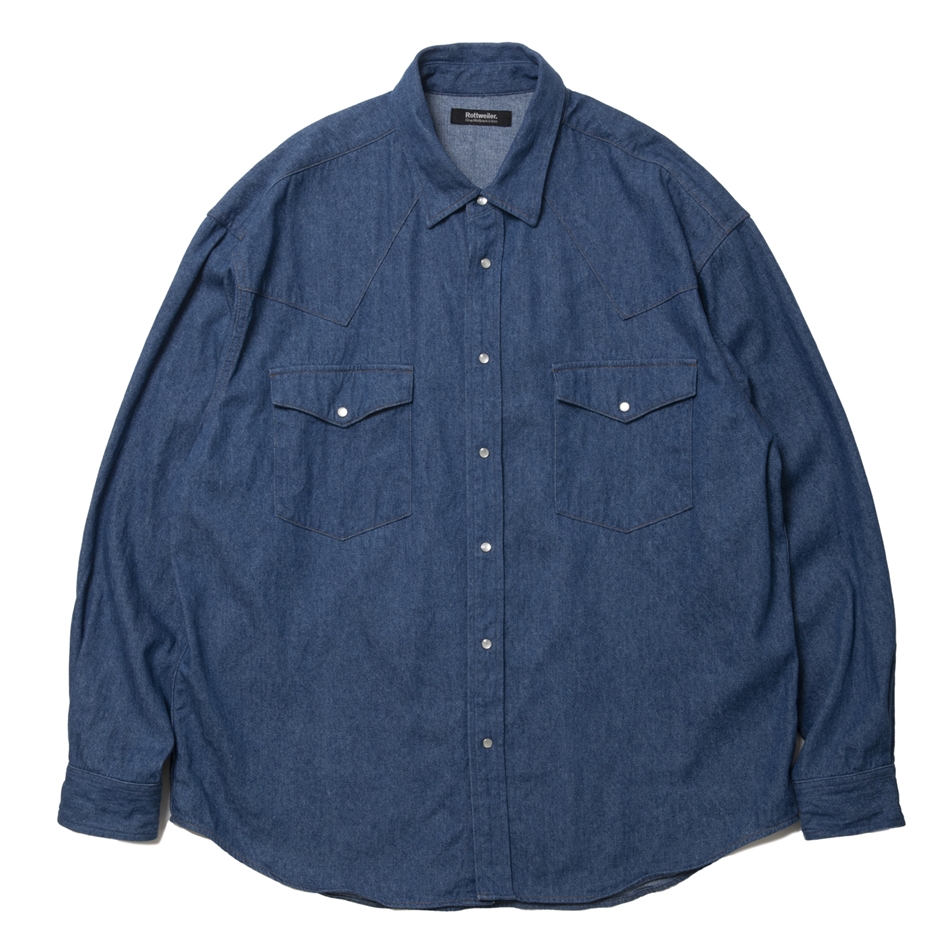 画像: ROTTWEILER/R9 DENIM SHIRT（INDIGO）［デニムシャツ-24秋冬］