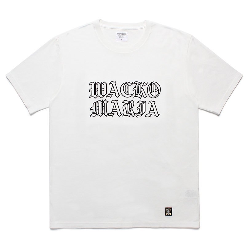 画像: WACKO MARIA/STANDARD T-SHIRT（WHITE）［プリントT-24春夏］