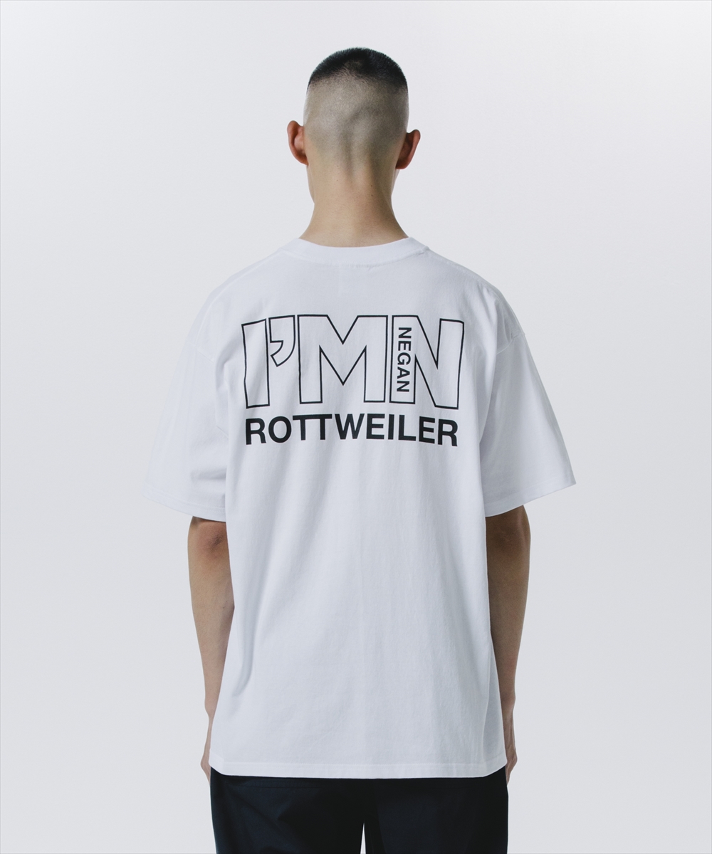 画像: ROTTWEILER/WALKING DOG TEE（WHITE）［プリントT-24秋冬］