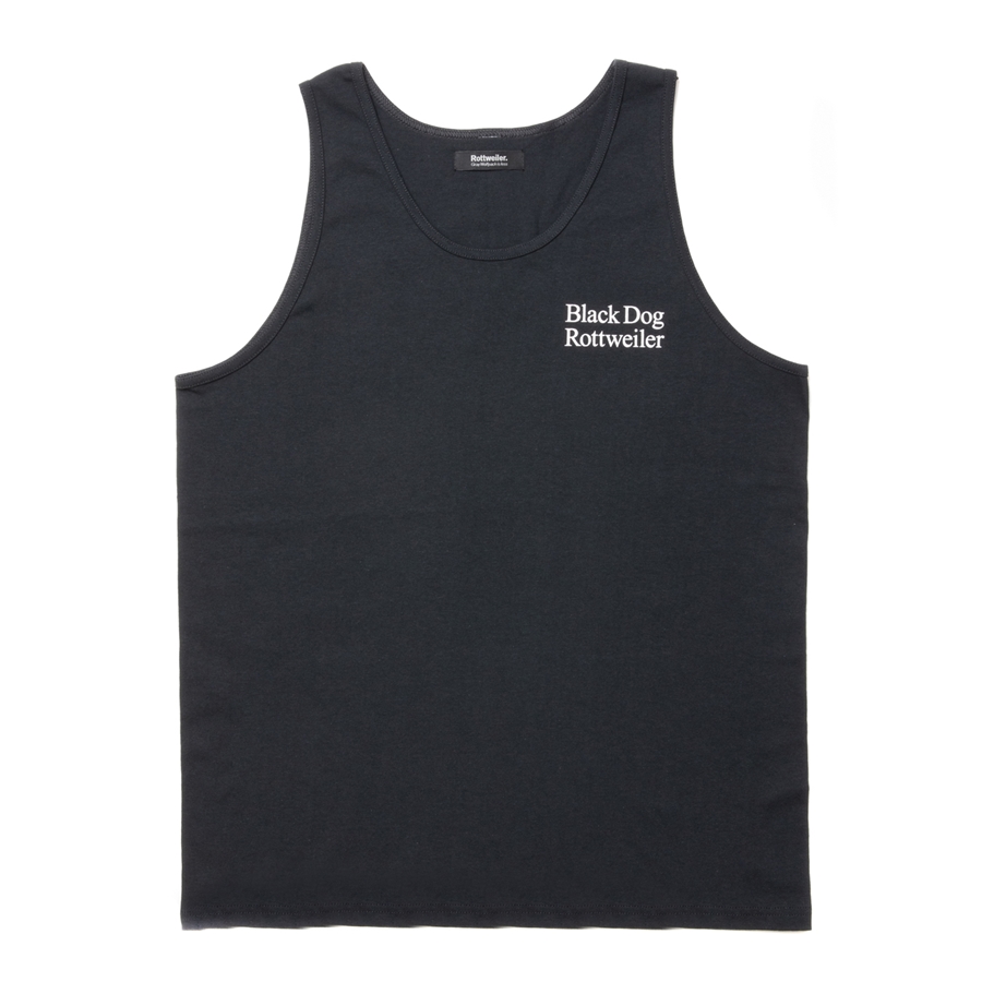 画像: ROTTWEILER/2 LINE TANK TOP（BLACK） 【30%OFF】［タンクトップ-24春夏］