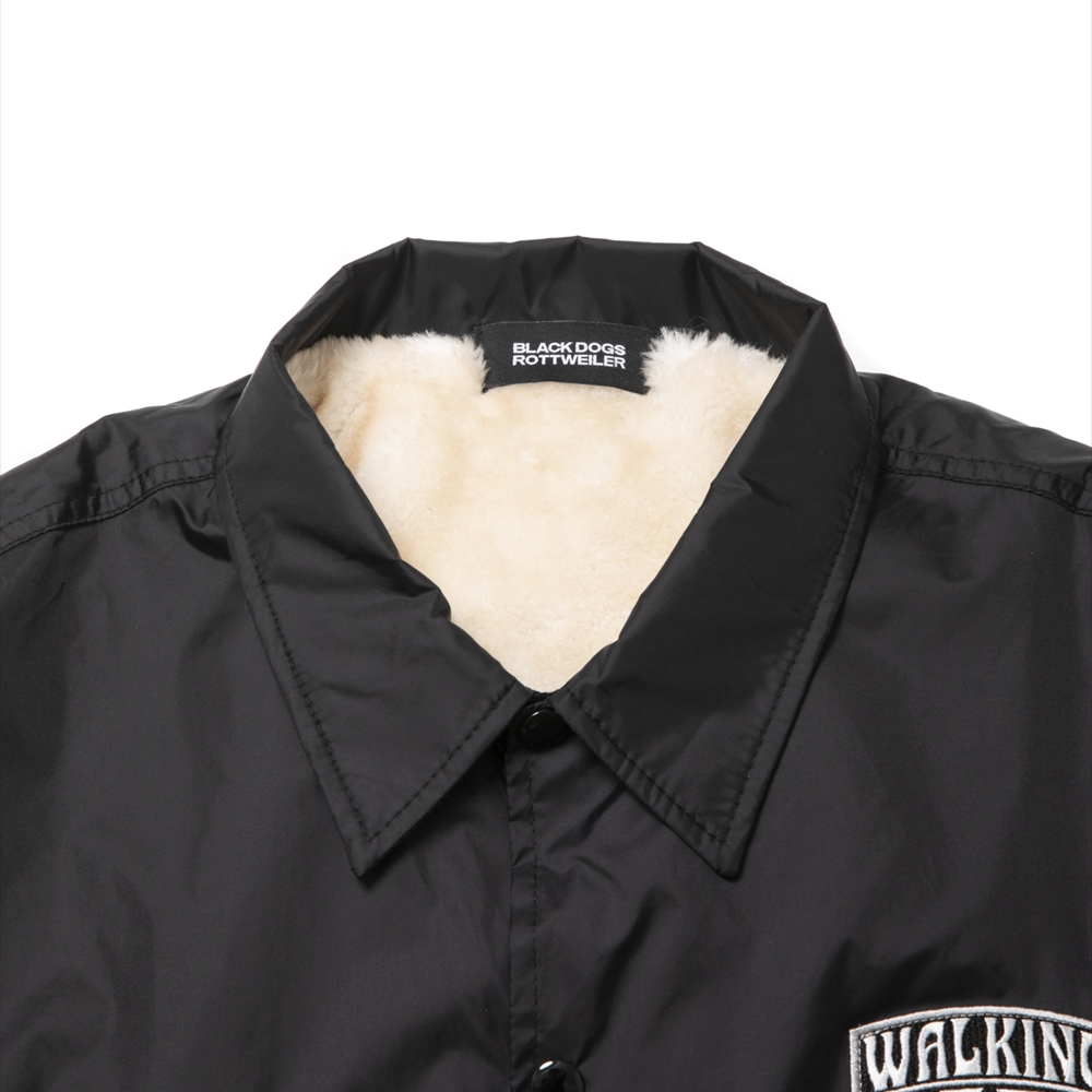 画像: ROTTWEILER/WALKING DOG COACH JACKET（BLACK）［ボアコーチJKT-24秋冬］