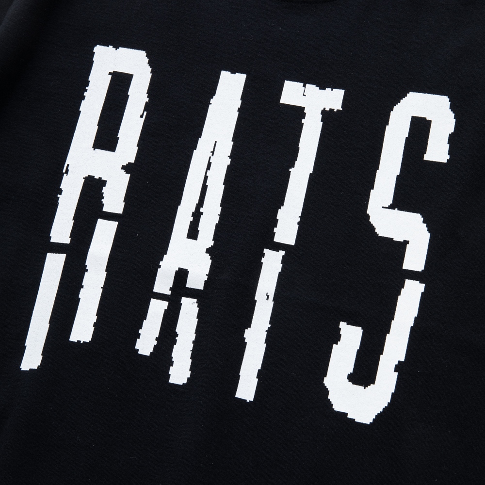 画像: RATS/BLOKEN TEE（BLACK）［プリントT-24春夏］