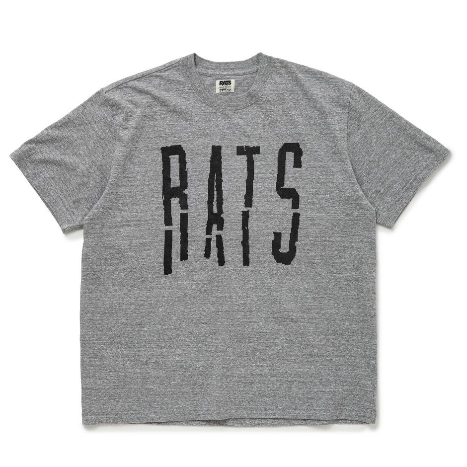 画像: RATS/BLOKEN TEE（HEATHER GRAY）［プリントT-24春夏］