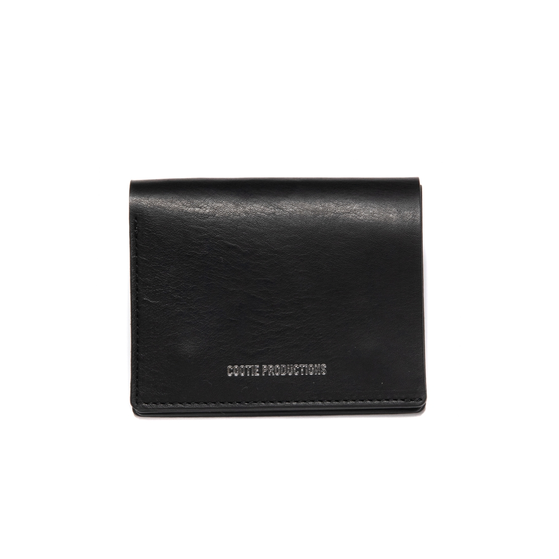 画像: COOTIE PRODUCTIONS/Leather Compact Purse（Black）［レザーウォレット-24春夏］