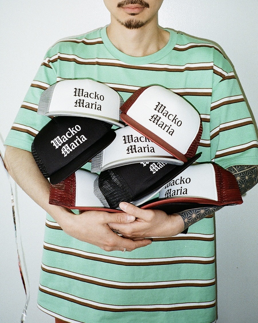 画像: WACKO MARIA/MESH CAP（BURGUNDY/WHITE）［メッシュキャップ-24春夏］