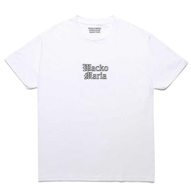 画像: WACKO MARIA/T-SHIRT（WHITE）［刺繍T-24春夏］