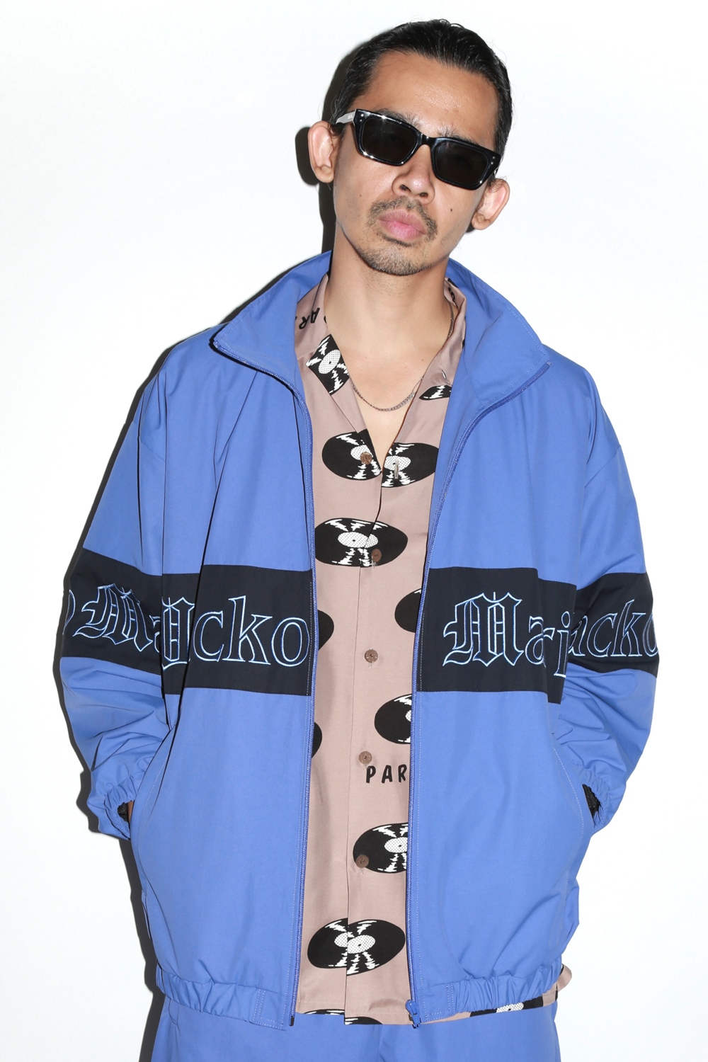 画像: WACKO MARIA/RECORDS HAWAIIAN SHIRT（BROWN）［レコードハワイアンシャツ-24春夏］