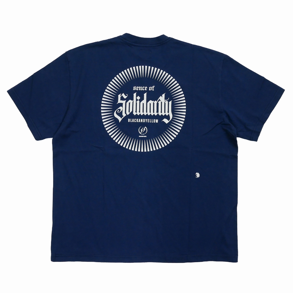 画像: RATS/SOLIDARITY POCKET TEE（NAVY）［プリントポケT-24春夏］