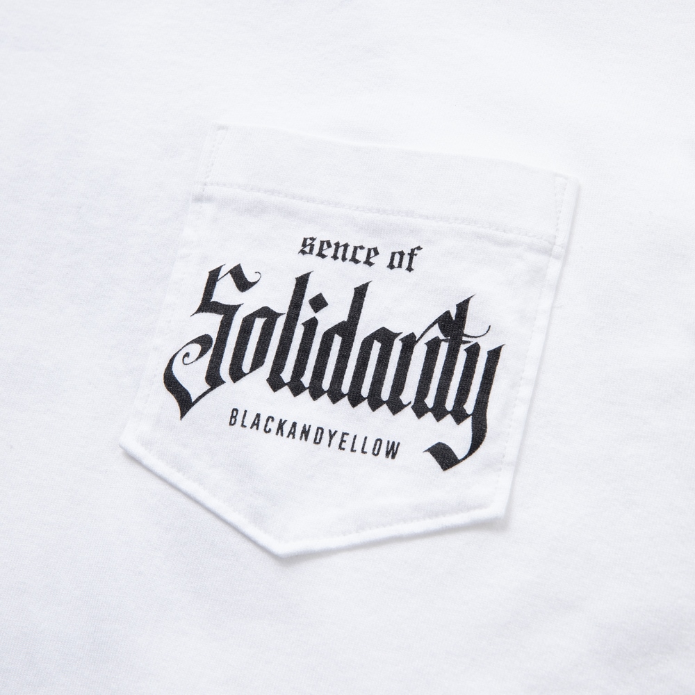 画像: RATS/SOLIDARITY POCKET TEE（WHITE）［プリントポケT-24春夏］