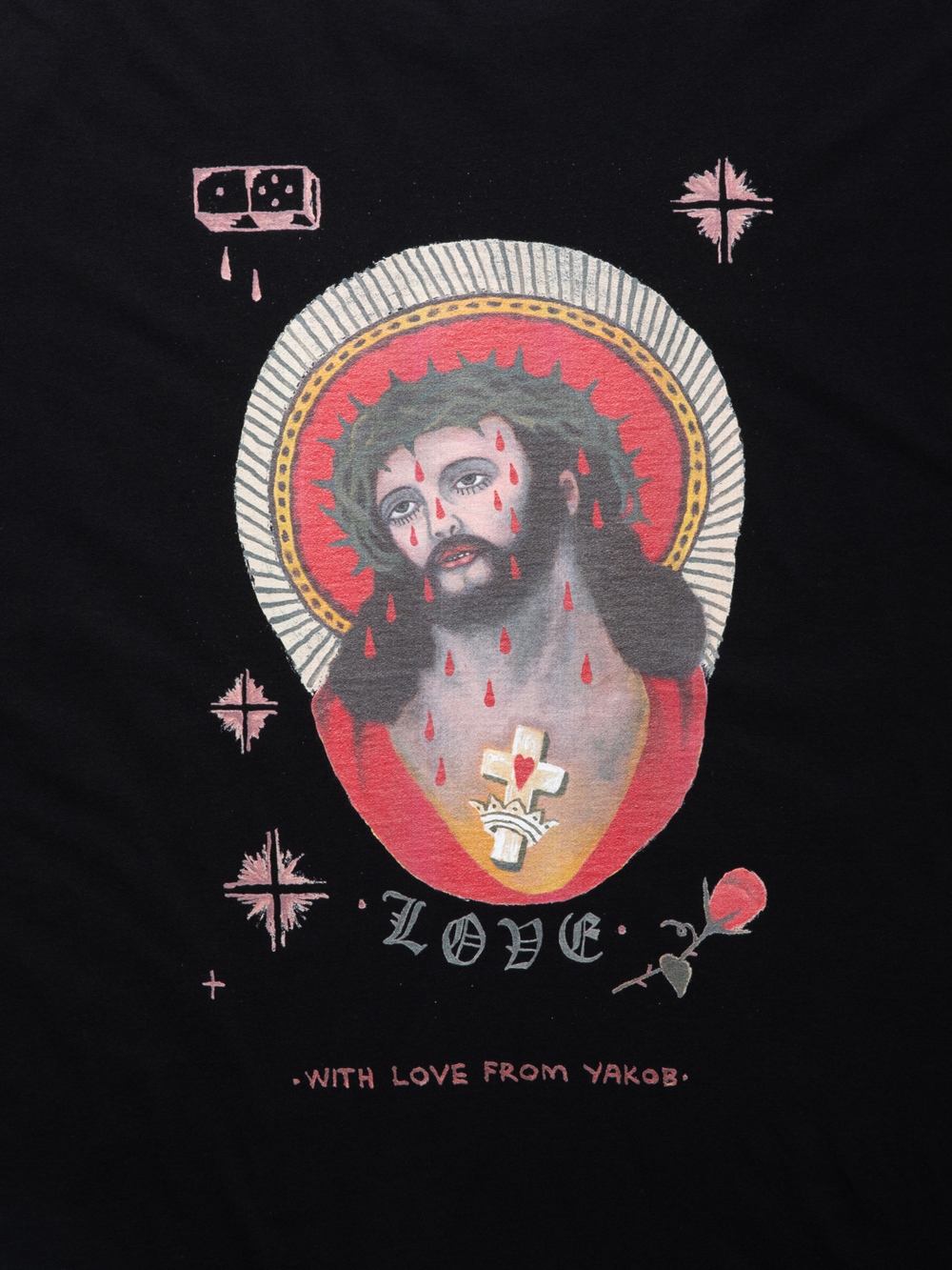 画像: COOTIE PRODUCTIONS/Print S/S Tee（JESUS）（Black）［プリントT-24春夏］