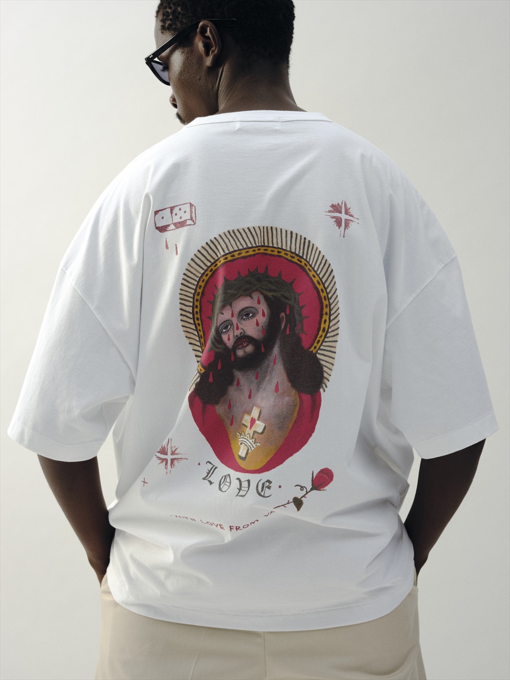 画像: COOTIE PRODUCTIONS/Print S/S Tee（JESUS）（White）［プリントT-24春夏］