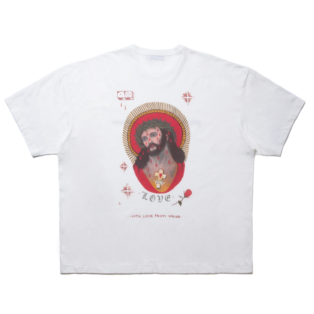 画像: COOTIE PRODUCTIONS/Print S/S Tee（JESUS）（White）［プリントT-24春夏］